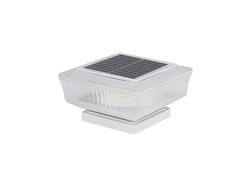 Lámpara solar LED | Lámpara solar de rayas verticales, 3000 K, 10 W, 5 V. HOLA LED, Blanco