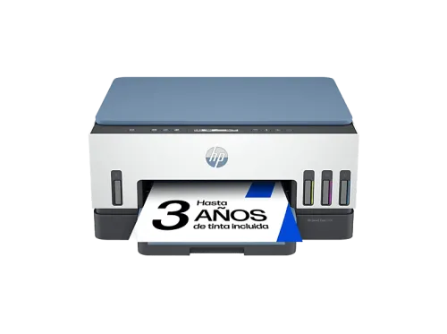 Impresora multifunción | HP Smart Tank 7006, Color, Impresión automática doble cara, Wi-Fi, Azul