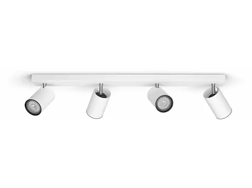Foco inteligente | PHILIPS HUE Kosipo, Casquillo GU10, Control por voz, Luz Blanca y de Color