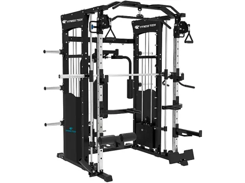 Multiestación de fitness | FITNESS TECH Multipower Smith Machine F28, Negro