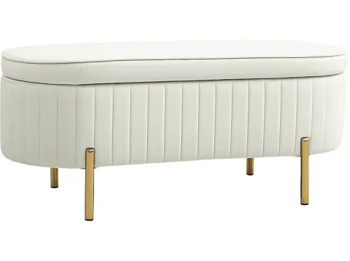 Banco de Cama | HOMCOM 831-930V00CW, Crema