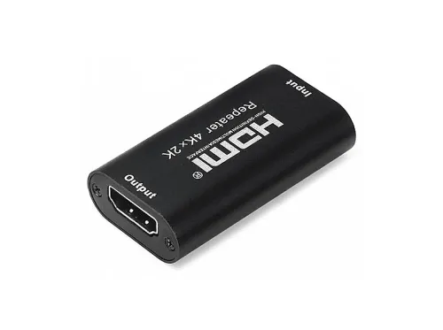Cable HDMI | AISENS AISENS - REPETIDOR HDMI ALTA VELOCIDAD / HEC, A/H-A/H, NEGRO, HDMI Estándar, 12 cm