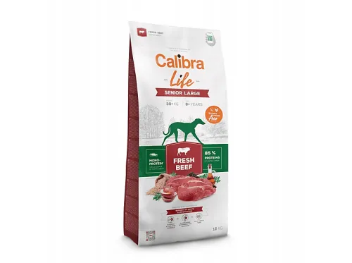 Pienso para perros | CALIBRA life senior large fresh beef 12 kg, 12 kg, para Perro