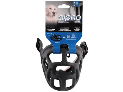 Bozal para perro | ZEUS tipo cesta Alpha, para Perro, Black