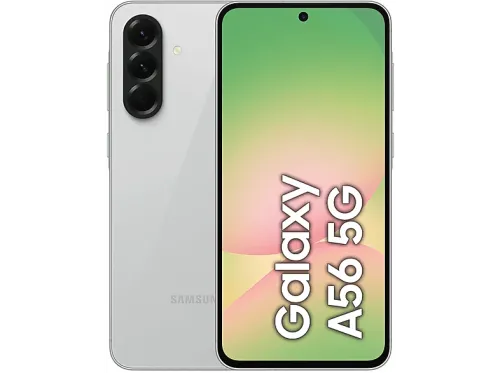 SAMSUNG A56 6.6P/5G/8N/8+256GB/G, Gris, Móvil Android, 256 GB, 8 GB RAM, 6,7 " FHD+ Super AMOLED, Exynos 1580, 5000 mAh