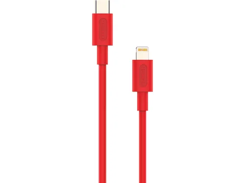 Cable Lightning a USB-C | NUBBEH Elisium, USB-C, Rojo