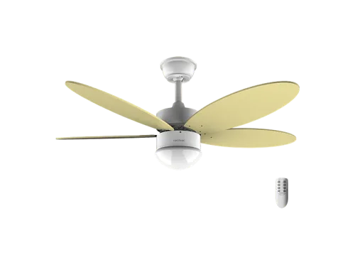Ventilador de techo | CECOTEC 5997 ENERGYSILENCE AERO 4260 SUNLIGHT, 40 W, 2 velocidades, Marrón