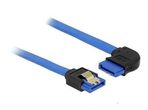 Cable SATA | DELOCK 84990, Negro, Azul