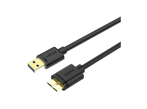Cable USB | UNITEK Y-C463GBK, USB 3.0, USB-A, microUSB, Negro
