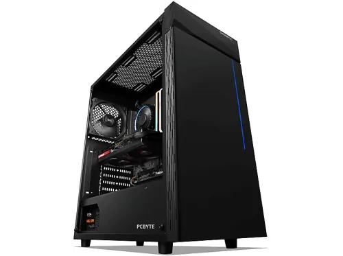 PC Gaming | PCBYTE Beasty, Intel® Core™ i5-14400F 20 Cores up to hasta 4,70 GHz Turbo, 128 GB RAM, 2 TB SSD, GeForce RTX™ 4070, Windows, Negro