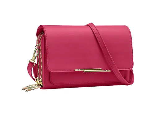 Bolso para móvil | AVIZAR ForYou Collektion, Compatible con Universale Universale, Rosa