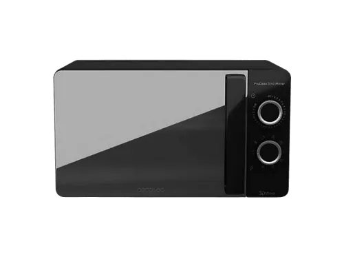 Microondas | CECOTEC 01527 CON GRILL PROCLEAN 3140 MIRROR, 700 W, 6 potencia, 20 l, Metalizado