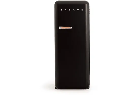 Frigorífico una puerta | CREATE FRIDGE RETRO 281L, Altura 157 cm, Oro rosa
