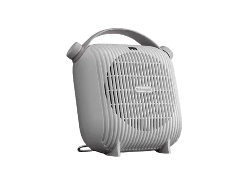 Calefactor portátil | DELONGHI VERTICAL-HFS30B24.W-2400W, 2400 W, 2 niveles de calor, 0 elementos, Blanco