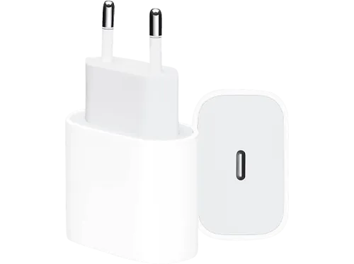 Cargador USB-C | VENTARENT Adaptador de carga rápida, 20 W, Blanco