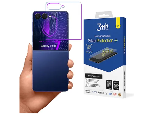 Protector pantalla móvil | Samsung Galaxy Z Flip 7 - SilverProtection+ 3MK, Samsung, Samsung Galaxy Z Flip 7, Samsung Galaxy Z Flip 7