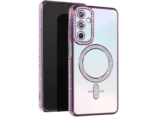 Carcasa para móvil | AVIZAR BACK-DIAMAG-PP-A155F, Compatible con Samsung Galaxy A15, Violeta