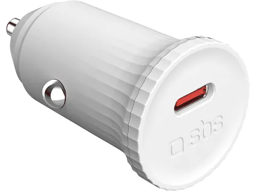 Cargador de móvil | SBS Eco Car Charger, 1 puertos, Blanco