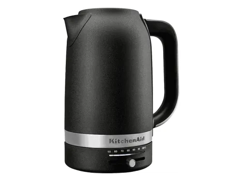 Hervidor de agua | KITCHENAID 859711684180, 2400 W, 1.7 l, Negro, Acero inoxidable