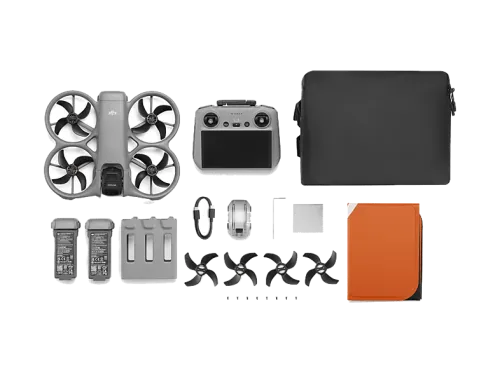 Dron | DJI Avata 360 Fly More Combo (RC 2) , 64 MP, 23min Autonomía, Visión 360°, Vídeo HDR en 8K/60 fps, Detección Obstáculos Omnidireccional, Gris