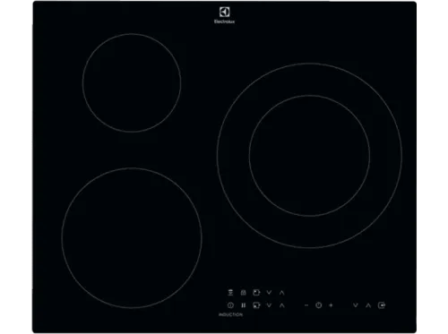 Placa inducción | ELECTROLUX LIT60336CK, 3 zonas, 590 mm, Negro