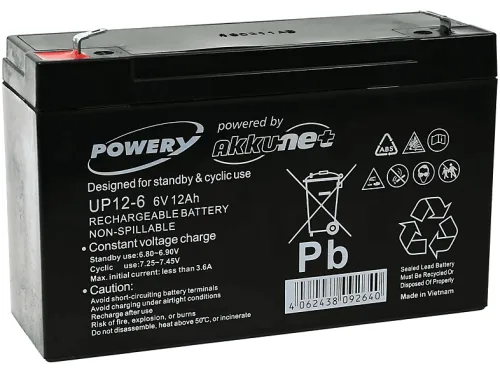Baterías de Plomo | POWERY Powery Bateria de GEL para SAI APC RBC 3