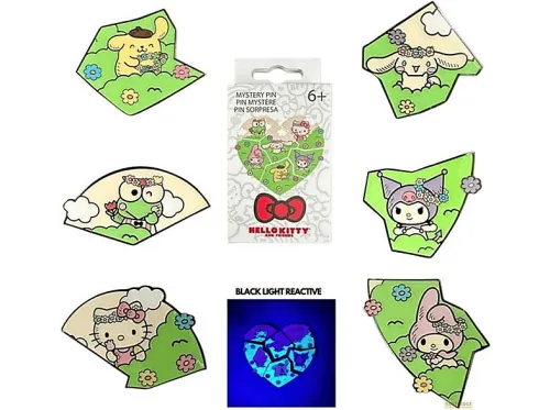 Figura | FUNKO Sanrio by Loungefly Pines Blind Box Hello Kitty &amp; Friends Flower Crown Puzzle Display (12)