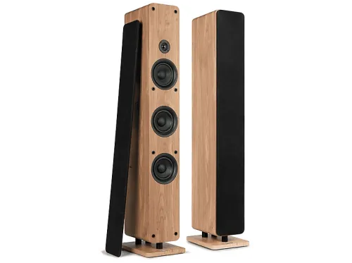 Altavoz de suelo | AUDIZIO Arco Pasivos - 2 uds, Brown