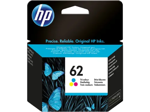 Cartucho de tinta | HP 62, Tricolor, C2P06AE