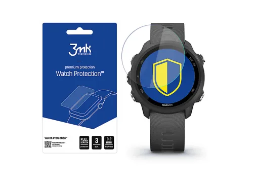 Protector pantalla smartwatch | Garmin Forerunner 245 - Protección FlexibleGlass para Reloj 3MK, Garmin, Garmin Forerunner 245, Cristal híbrido