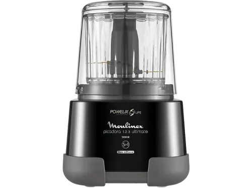 Picadora | Moulinex Dp8108 Picadora de carne, 1,2,3 Ultimate 1000W, Negro