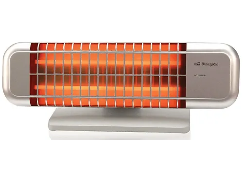 Estufa eléctrica | ORBEGOZO BP 0102., 1200 W, 2 niveles de calor, 2 elementos, Plata