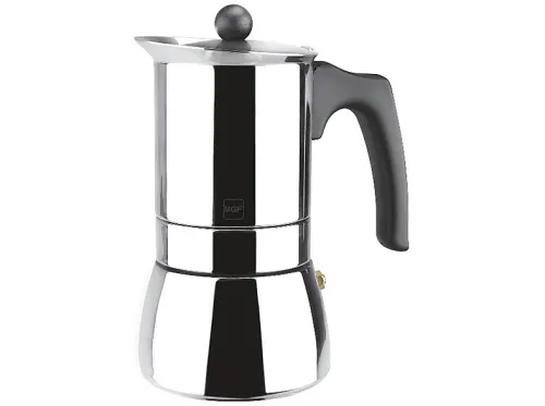 Cafetera tradicional | MAGEFESA 01PXCFGEN04 GENOVA 4 TZAS ACERO INOX IND, Acero inoxidable, Acero inoxidable