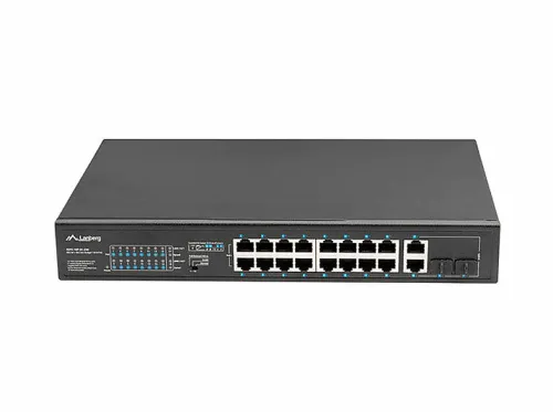 Switch | 250W RACK 19" LANBERG, Negro