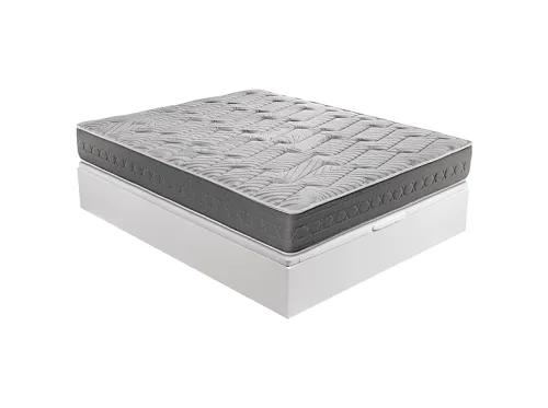 Pack Colchón + Canapé | ROYAL SLEEP CERAMIC PLUS, 160 cm x 200 cm, Espuma HR, Blanco