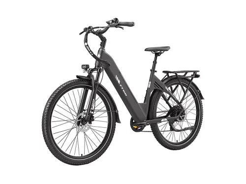 Bicicleta de ciudad | TTGO C5, Bicicleta eléctrica, 250 W, gris