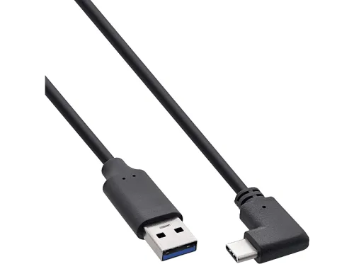 Cable USB | INLINE 35714W, USB 3.1, USB-C, USB-A, Negro