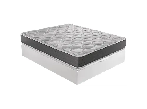 Pack Colchón + Canapé | ROYAL SLEEP CERAMIC, 150 cm x 200 cm, Espuma HR, Blanco