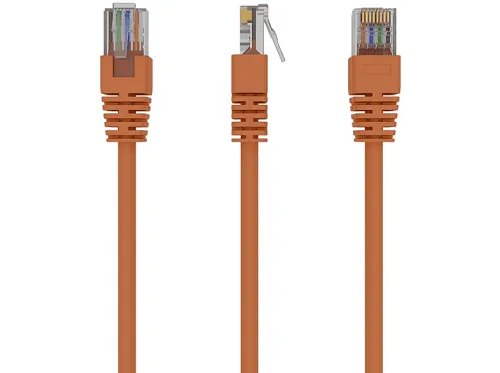 Cable de red | GEMBIRD PP12-2M/O, Cat-5e, , Naranja