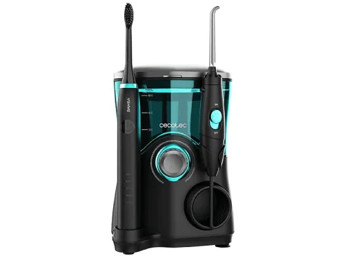 Cepillo eléctrico | CECOTEC 4437 TOOTHCARE JET CLEAN, 2 velocidades, Plateado
