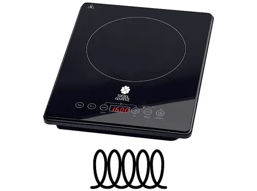 Placa portátil | Inducción Eléctrica 2000 W TRÉBOL ADVANCE, Negro