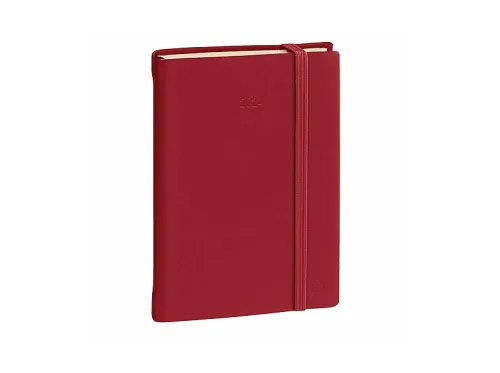Agenda | QUO VADIS 617017Q - Agenda 12 meses DAILY POCKET 2026 SILK, 1 día página 8,8x13cm Multiligüe, Burdeos