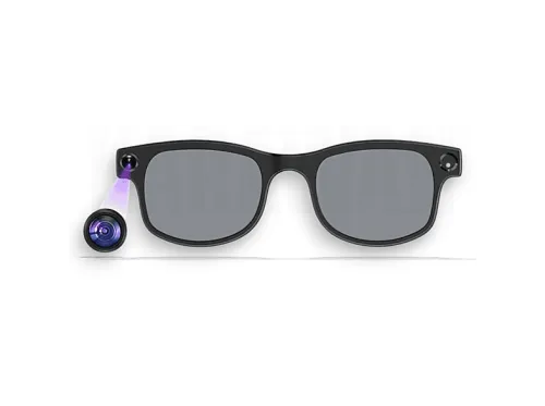 Gafas inteligentes | KARAWAN Smart Glasses Gafas Inteligentes AI Con Cámara Color Negro