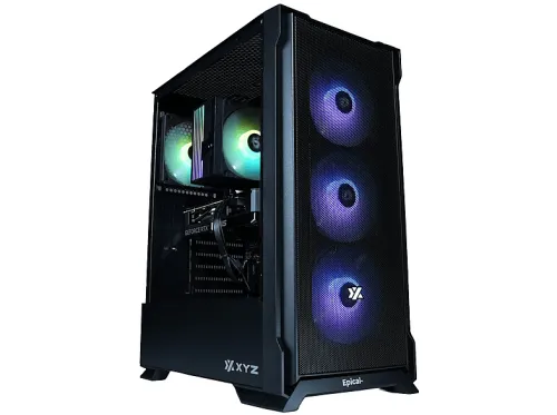 PC Gaming | EPICAL-Q Plintar, AMD Ryzen 5 9600X, 16 GB RAM, 1 TB SSD, GeForce RTX™ 5060, Windows 11 Pro, Negro