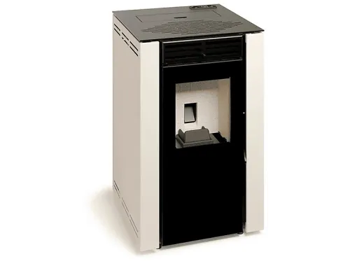 Estufa de Pellets | TJ CALEFACION ASIA, 4,9 kW , Blanco