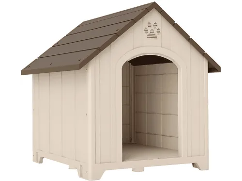 Caseta para perros | PAWHUT D02-266V00BG, para Perro, Beige