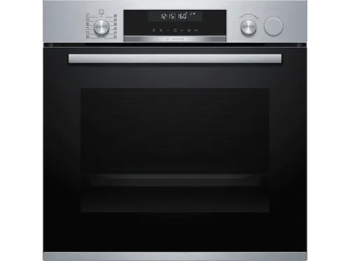 Horno multifunción | BOSCH HRG5785S6, Pirolítico, 71 l, 594 mm, Color Inox