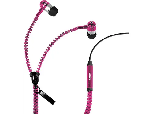 Auricular con micrófono con cable | TEZIPEARSETP SBS, Intraurales, Rosa