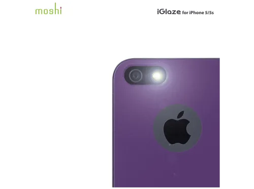 Carcasa para móvil | MOSHI iGlaze, Compatible con Apple iPhone 5 / 5S / SE, Violeta