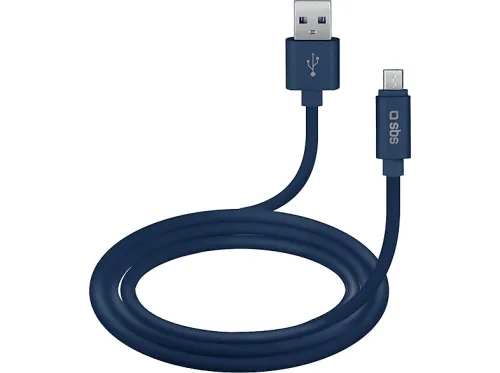 Cable USB | SBS Cable USB - Micro USB, USB-C, microUSB, USB 2.0, Rosa